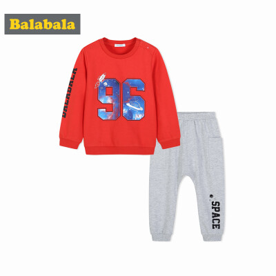 

【Jingdong Delivery】 Balabala (balabala) children's clothing boy set tide children children's baby clothes pants sports 21043161101 China Red 110