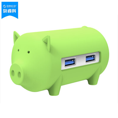 

ORICO H4018-U3 творческая свинья USB HUB(три USB3.0 Port_ SD / TF Card Reader)