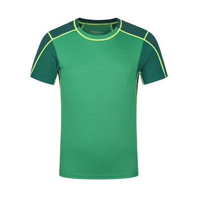 

Antarctic Nanjiren outdoor couples short-sleeved T-shirt round neck solid color quick-drying T-shirt bottoming shirt NRT7H80423 fruit green 4XL