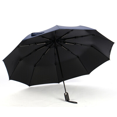 

Flower feeling automatic three fold umbrella sunscreen UV umbrella since the opening of business umbrella black