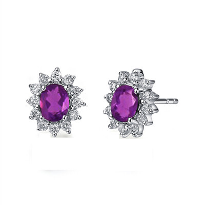 

Yoursfs@ Platinum Plated Vintage Green Crystals Stud Earring Two Colors Tiny Delicate Ear Jewelry Brinco Esmeralda From India