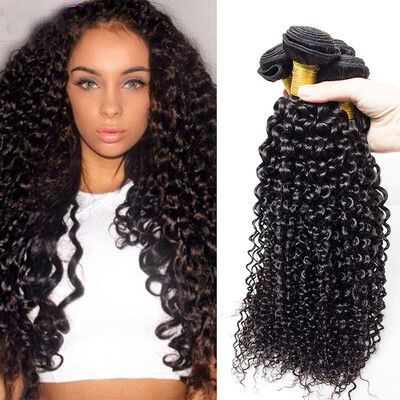 

3 Bundles Malaysian Curly Hair Cheap Kinky Curly Virgin Hair Bundle Deals Queen Hair Products Malaysian Deep Wave Human Hair