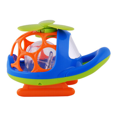 

Oball Aobo American brand newborn children baby toys 0-1 years old children rattles the ball - a small helicopter random color KIIC10556