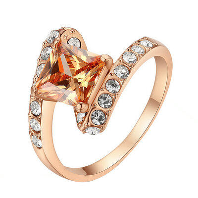 

Yoursfs Brand zircon Ring Gold Plating Fashion Wedding Jewelry For Women