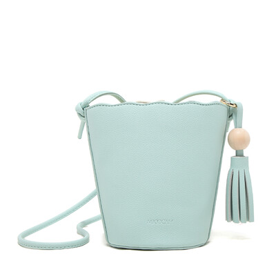

MICOCAH Women Fresh Marka Long Lotus Leaf Bucket Bag 5 Colors NCS082