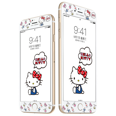 

Hello Kitty Apple, iPhone6plus / 6splus стал фильмом полного мультфильма покрытия мобильного телефона защитной пленки 3D цветную пленка мягкая границы сломанной невинности Katie