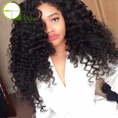 

7A Peruvian Deep Curly Virgin Hair 4Pcs Unprocessed Peruvian Virgin Hair Curly Human Hair Extensions Cheap Peruvian Deep Wave