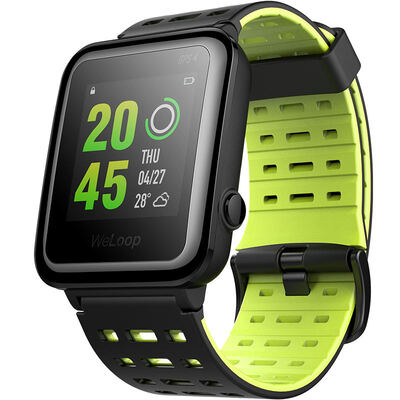 

WeLoop Hiroo Hey 3S многофункциональный GPS интеллектуальный спортивный монитор динамический мониторинг сердечного ритма 30 дней жизни 50 метров глубины водонепроницаемый звонок сообщение дисплей дисплей напоминание циферблат может заменить молодежь зелен