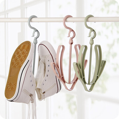 

Accor high with Shoe rack 3 loaded small hanger dry shoe rack creative double hook hanging shoe rack YG-Q129