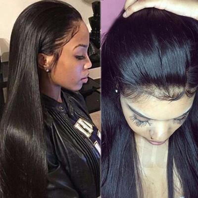 

360 Lace Frontal With Bundle Straight Hair With Closure Pre Plucked Lace Frontal Malaysian Virgin Hair With Closure