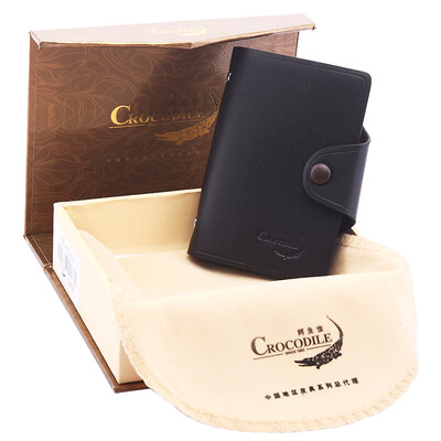 

Крокодиловая рубашка CROCODILE Simple Leather Card Pack 15512097 Случайный цвет