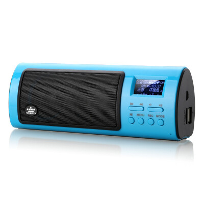 

Long Qin (ROYQUEEN) X6III full-featured card speaker radio music player music player portable mini audio recording breakpoint memory TF card / U disk Han Hai Lan