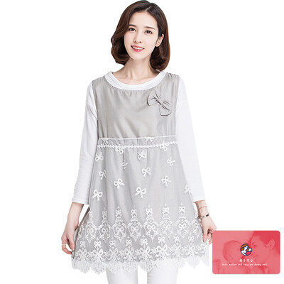 

PAM PMA Pie Mang silver fiber radiation protection maternity pregnant women lace radiation dress plus card suit L