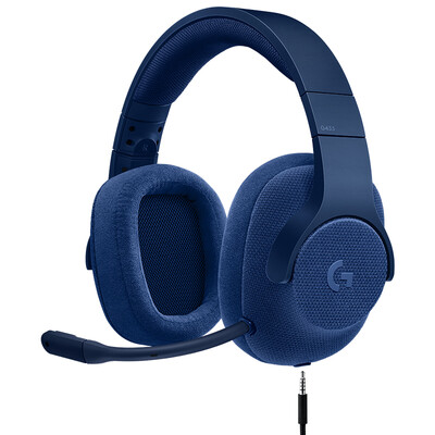 

Logitech G433 71 wired surround sound gaming headset microphone blue computer gaming earphone headset wearing chicken headphones