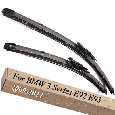 

Wiper Blades for BMW 3 Series E92 E93 Coupe Convetible 24&19 Fit Pinch Tab Arms 2009 2010 2011 2012