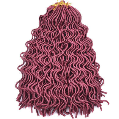 

18 inch Afro Fashion crochet curly dreadlocks hair Synthetic Crochet Braiding hair Havana Mambo Faux Locs Weaving 24rootslot