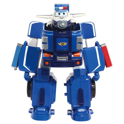 

Audi Diaopeng AULDEY Super Fei Xia boy girl children&39s toy car with a deformation of the robot package - package Sheriff deformation toy car 720315