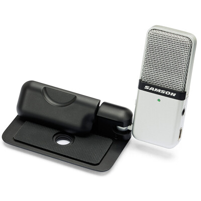

SAMSON GO MIC Clip USB clip-on recording condenser microphone conference broadcast game mobile phone computer wheat silver