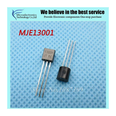 

100pcs free shipping MJE13001 13001 TO-92 600V 200MA NPN Transistor new original