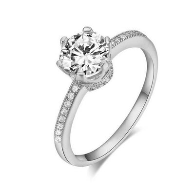 

Yoursfs Free Shipping Fashion Cubic Zirconia Gold Plating Austrian Crystal Wedding Engagement ring for Women Gift