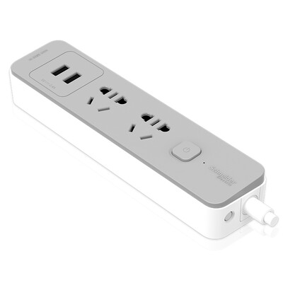 

Schneider Electric Schneider Electric smart new national standard socket 4 3 3 USB31A 18 m row wiring board board line board NSW1040U_PW powder white