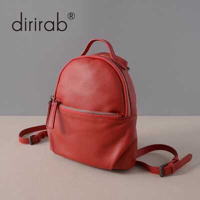 

Dirirab Genuine Leather first layer of leather shoulder bag female casual lady bag anti-theft small travel bag mini bag