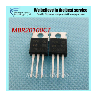 

10pcs free shipping MBR20100CT MBR20100 MBR20100C SSchottky & Rectifiers 20A 100V TO-220 new original