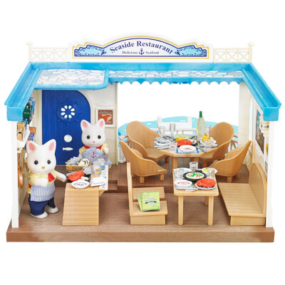 

Jingdong Supermarket] Senbeier family girl gifts every family toy simulation doll dolls - seaside restaurant sets SYFC41908