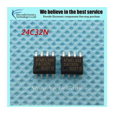 

10PCS free shipping AT24C32N 24C32N 24C32 AT24N32 SOP-8 EEPROM 3264k 2-Wire Bus new original