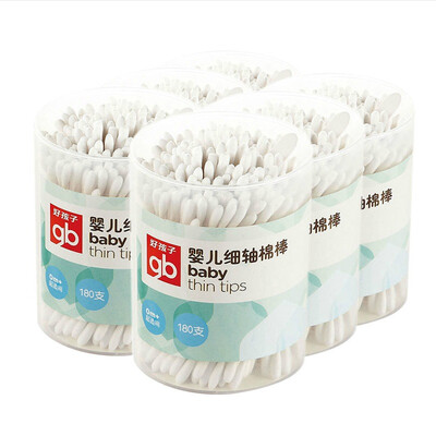 

gb good boy daily care cotton swab baby thin shaft cotton swab 180 * 6 special equipment