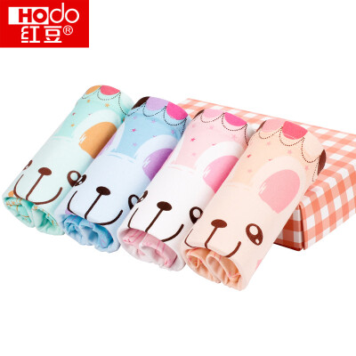 

Red beans Hodo girls underwear big children A standard 4 boxed shorts K720 cute rabbit 12060