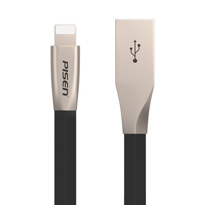 

PISEN Zinc Alloy Apple Cable Apple Lightning Data Charging Cable 1M Red For Apple Phone Tablet