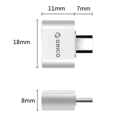 

Orrick Division (ORICO) переключатель MOG03 Micro USB2.0 OTG кабель конвертер адаптер поддерживает Android телефонов / Huawei / проса / Meizu / U диск Silver доступа