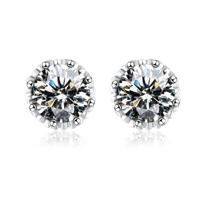 

AFFINER 925 Silver Love earrings female models fashion jewelry AFE2008