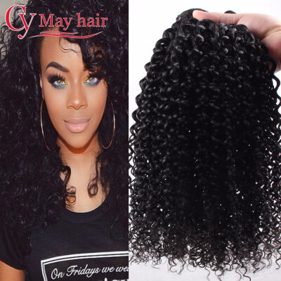 

Cy May Hair Malaysian Curly Hair Weave 4 Bundles Tissage Cheveux Humain Curly Weaves Indian Hair Kinky Curly