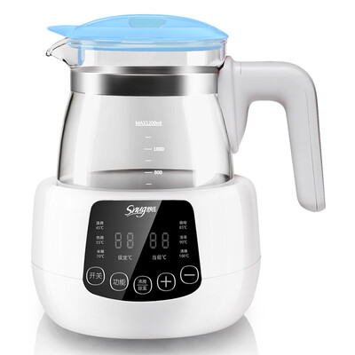 

Shu SNUG Термостат Молоко Кипячение Хлоротерапевтическое 1.2L Чайник Многофункциональный пивоваренный молочный порошок Постоянное теплое молоко Заливка S320L Синий