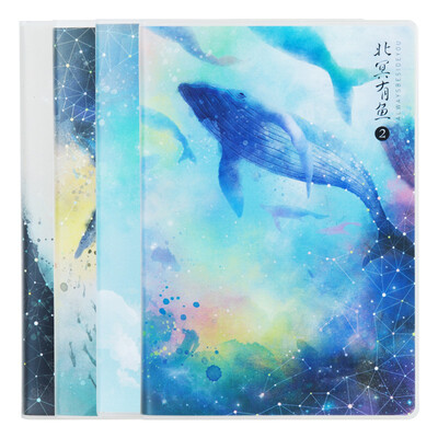 

Deli deli 4 32K72 pages North Ming fish series rubber sleeves diary notebook notebook T3272-23