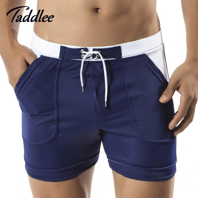 

Taddlee Brand Men's Swimwear Swim Beach Board shorts swim trunks Swimsuits Bathing Suits Men Swimming Boxer Surf Wear Gay