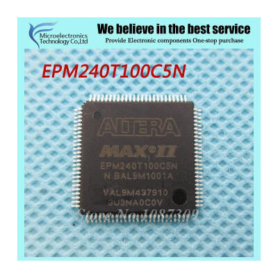 

5PCS free shipping EPM240T100C5N EPM240 EPM120T100 TQFP-100 CPLD - Complex Programmable Logic Devices CPLD - MAX II 192