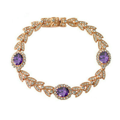 

Yoursfs@ Gold Plating Red Rhinestone Crystal Bracelets For Women Rose Gold Color Charms Mother's Day Bracelets Fashion Jewelry