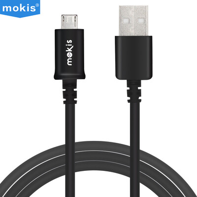 

Mokis Micro USB Charging&Data Transfer Cable for SamsungHuaweiXiaomiMeizu HTCSONY Black 1M