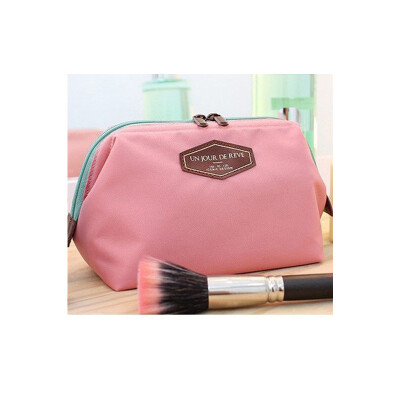 

Hot fashion new fashion pink fashion package in the package portable lovely nylon wash bag steel bag cosmetic bag travel admission