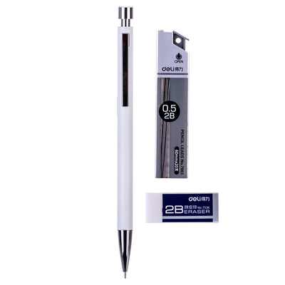 

Deli 33391 005mm Automatic Pencil Set White