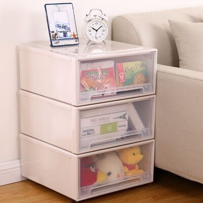 

Green thickened drawer storage box combination can be stacked storage cabinet finishing box shoe box 443521cm 1 Pack