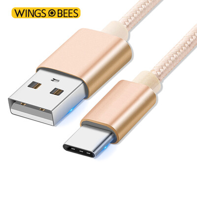 

Wings of Bees Type-C Cable for Charging&Data Transfer gold