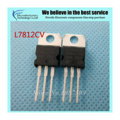 

10pcs free shipping L7812CV L7812 KA7812 MC7812 Voltage Regulator 12V 15A TO-220 new original