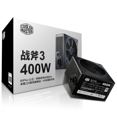 

CoolerMaster rated 400W three generations of Tomahawk 400W computer power 80Plus certification support the top line warranty for three years desktop power