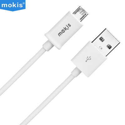 

Moqi Si (Mokis) Micro USB интерфейс для кабеля передачи данных телефона Android / зарядный кабель 2 м белый для Samsung / Huawei / проса / Meizu / HTC / Sony
