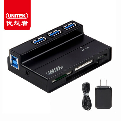 

Advantages UNITEK USB30 Splitter 80CM Multi-function card reader 3-port HUB hub Notebook computer expansion Multi-interface converter with power Y-3123