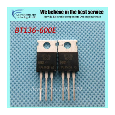 

10pcs free shipping BT136-600E BT136 BT136-600 600V 4A Triacs RAIL TRIAC TO-220 new original